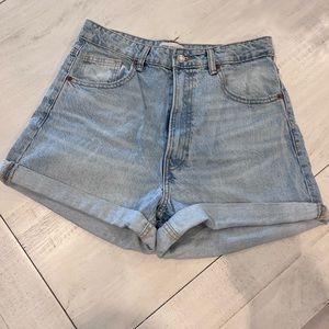 Zara mom shorts